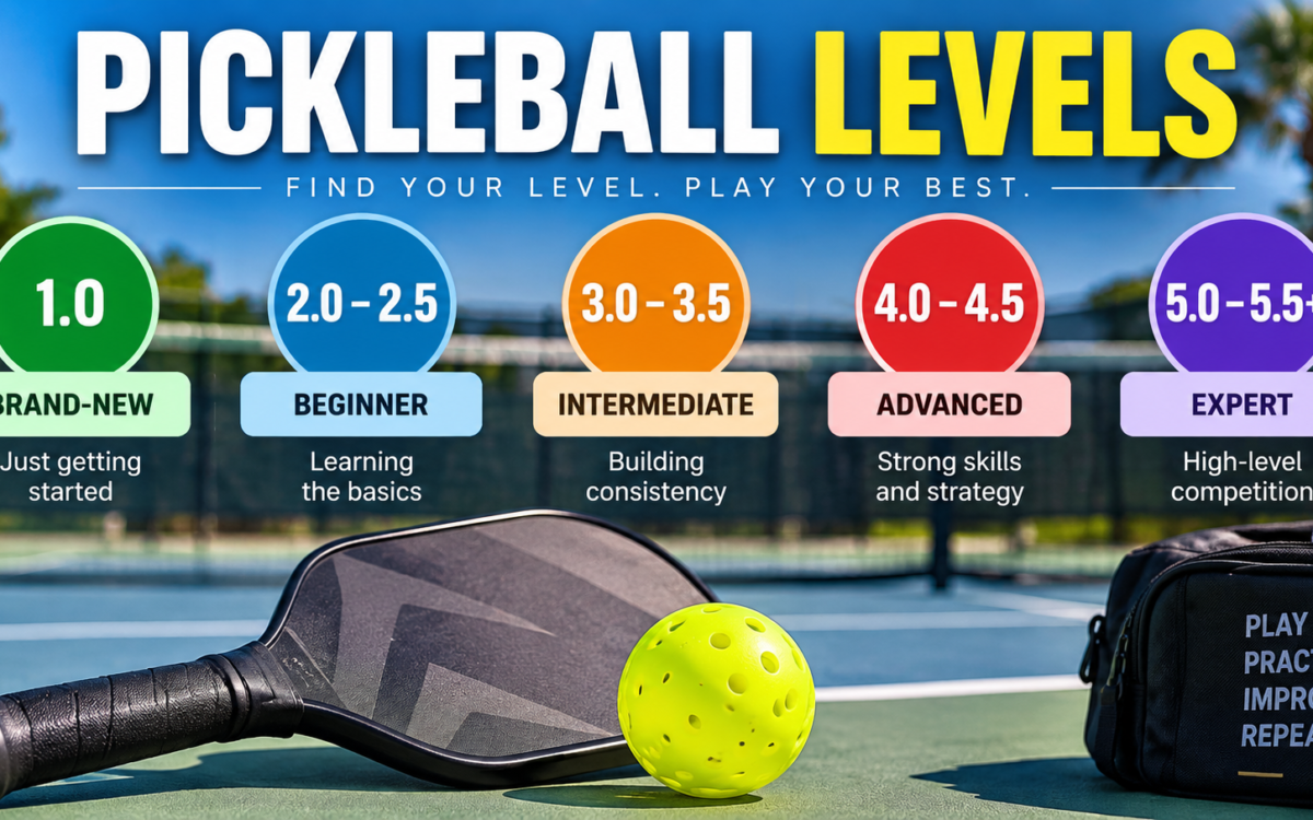 Pickleball Levels Explained: 1.0 to 5.5+ Skill Guide