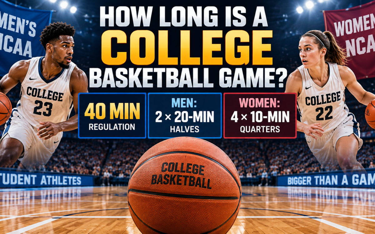 How Long Is a College Basketball Game? (2025-26 NCAA Rules)
