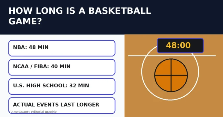 How Long Is a Basketball Game? NBA, College, FIBA and High School Times