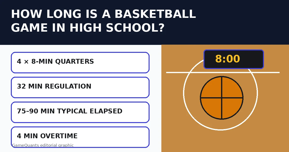 How Long Is a Basketball Game in High School? Full Timing Guide