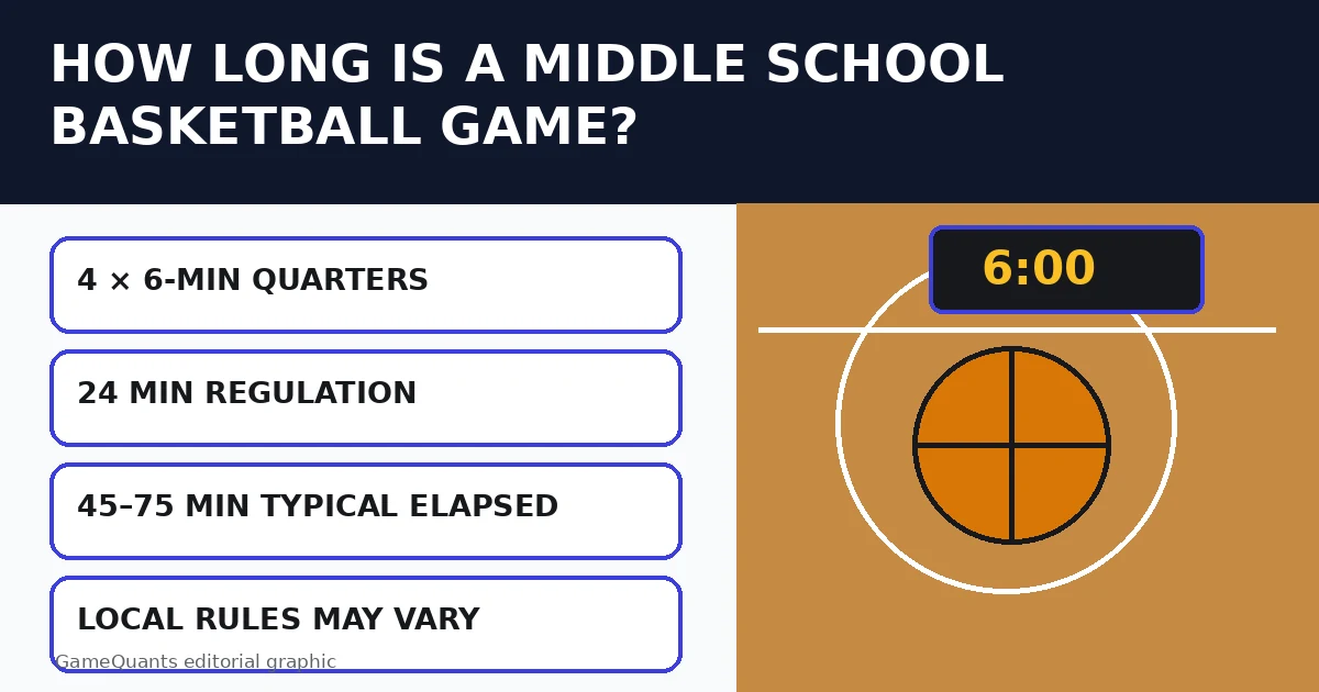 How Long Is a Middle School Basketball Game? Game Length Explained