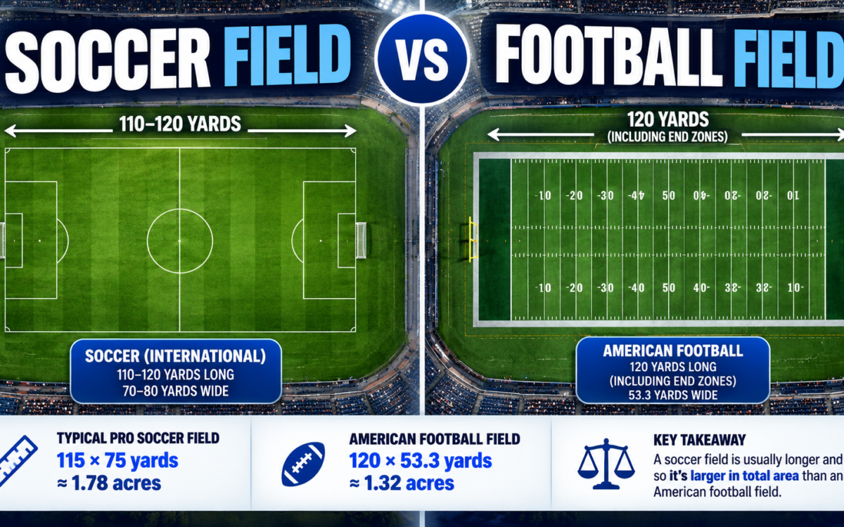 Is a Soccer Field as Big as a Football Field? (Size Comparison + FAQs)