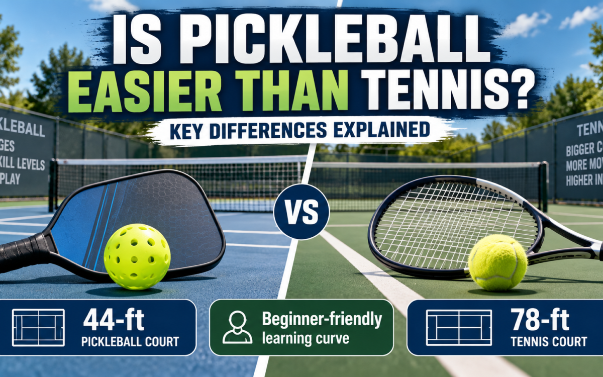 Is Pickleball Easier Than Tennis? Key Differences Explained