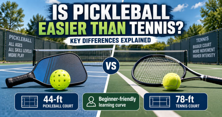 Is Pickleball Easier Than Tennis? Key Differences Explained