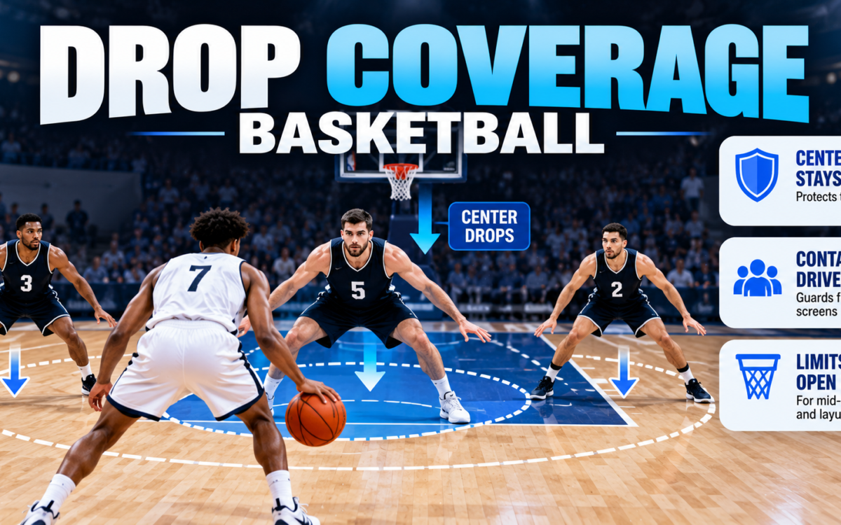 Drop Coverage Basketball: How the Pick-and-Roll Defense Works