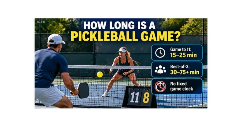 How Long Is a Pickleball Game? Average Game and Match Times