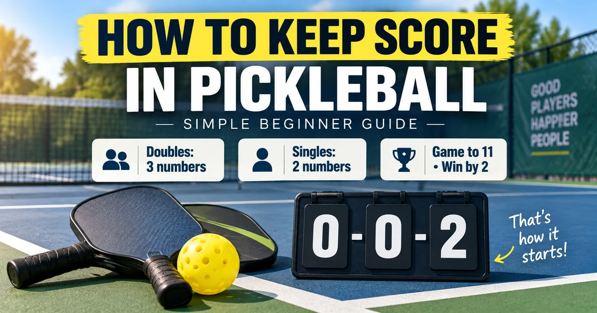 How to Keep Score in Pickleball: Simple Beginner Guide