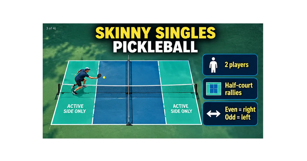 Skinny Singles Pickleball: Rules, Scoring, and How to Play